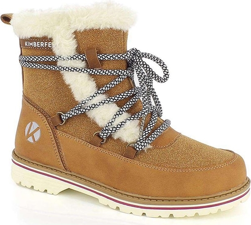 Brązowe buty dziecięce zimowe Kimberfeel