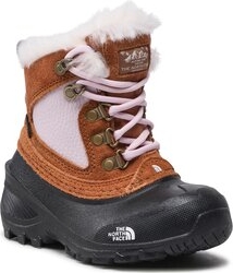 Brązowe buty dziecięce zimowe The North Face