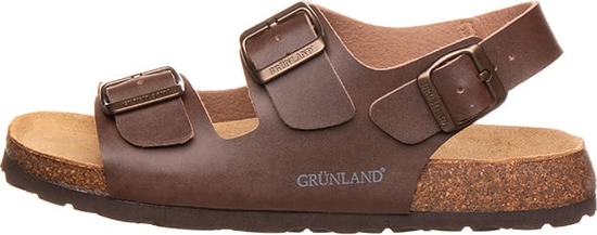 Brązowe buty letnie męskie Grünland