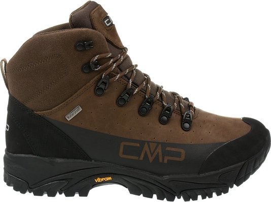 Brązowe buty trekkingowe CMP z nubuku sznurowane