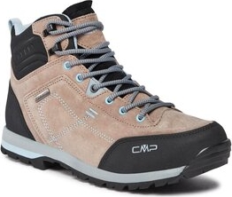 Brązowe buty trekkingowe CMP z płaską podeszwą
