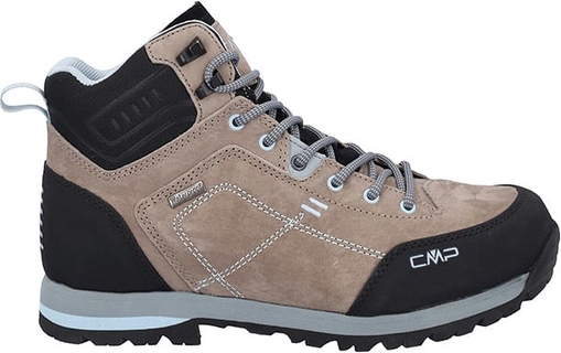 Brązowe buty trekkingowe CMP z płaską podeszwą sznurowane
