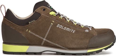 Brązowe buty trekkingowe Dolomite z goretexu