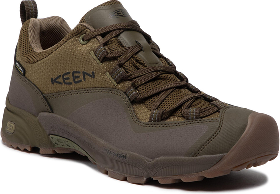 Brązowe buty trekkingowe Keen