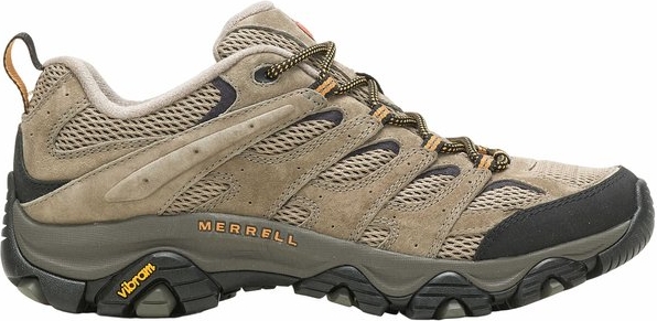 Brązowe buty trekkingowe Merrell sznurowane