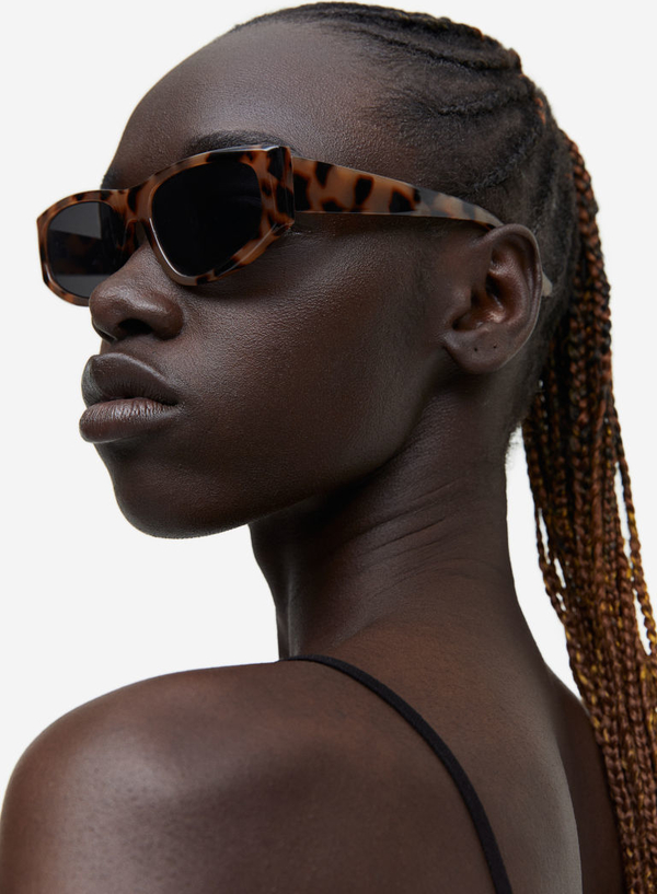 Brązowe okulary damskie H & M