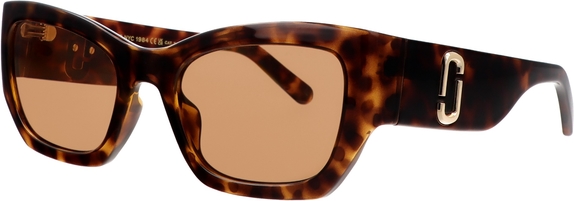 Brązowe okulary damskie Marc Jacobs