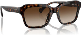 Brązowe okulary damskie Ralph Lauren