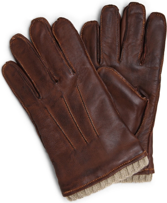 Brązowe rękawiczki Pearlwood