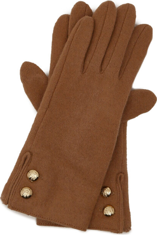 Brązowe rękawiczki Ralph Lauren