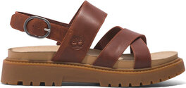 Brązowe sandały Timberland z klamrami w stylu casual