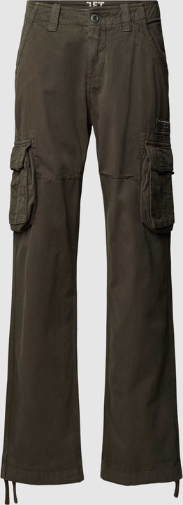 Brązowe spodnie Alpha Industries w stylu casual