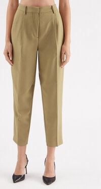 Brązowe spodnie Bruuns Bazaar w stylu retro
