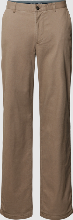 Brązowe spodnie Christian Berg w stylu casual z bawełny