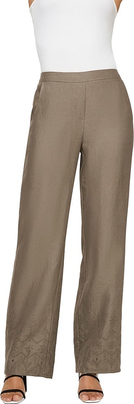 Brązowe spodnie Heine w stylu retro