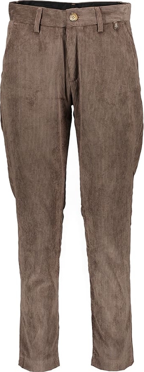 Brązowe spodnie Herrlicher w stylu casual ze sztruksu