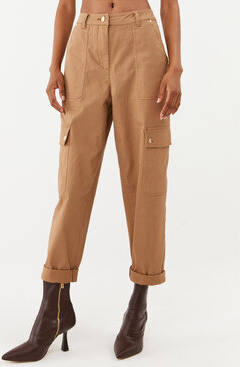 Brązowe spodnie Michael Kors w stylu casual