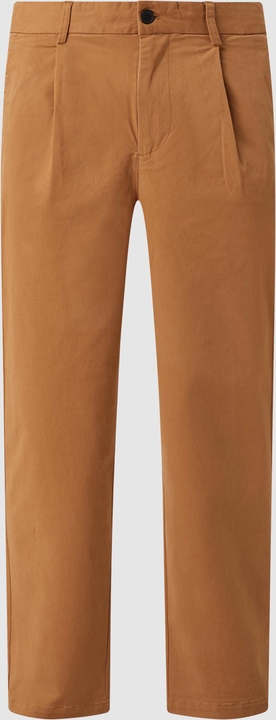 Brązowe spodnie Minimum z bawełny
