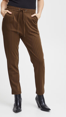 Brązowe spodnie MODIVO w stylu casual