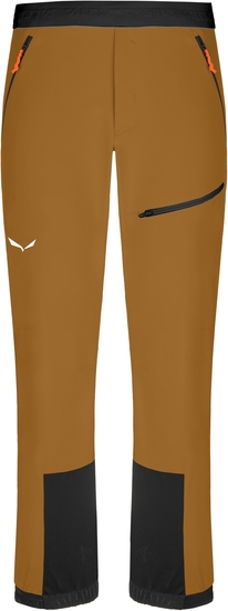 Brązowe spodnie Salewa w sportowym stylu z tkaniny