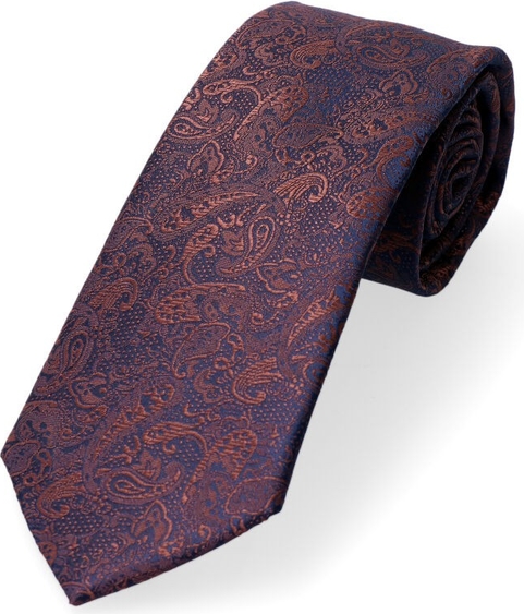 Brązowy krawat Dobrze Dodane