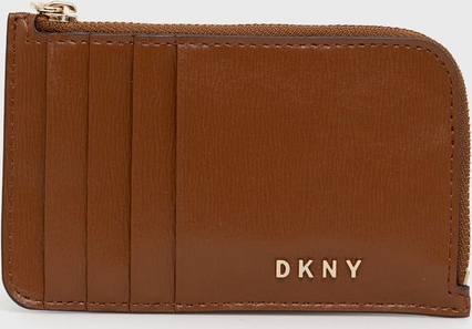 Brązowy portfel DKNY