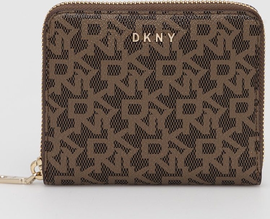 Brązowy portfel DKNY