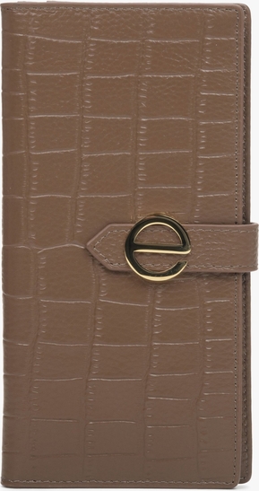 Brązowy portfel Estro