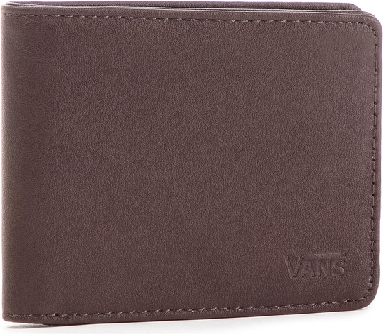 Brązowy portfel męski Vans ze skóry