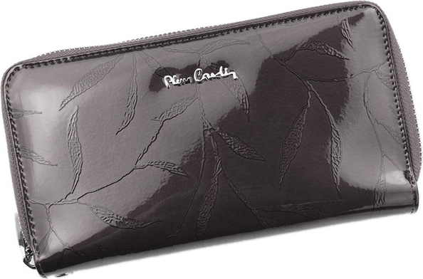 Brązowy portfel Pierre Cardin ze skóry