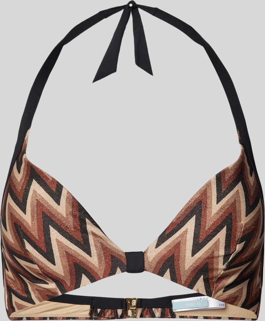 Brązowy strój kąpielowy Marie Jo w geometryczne wzory