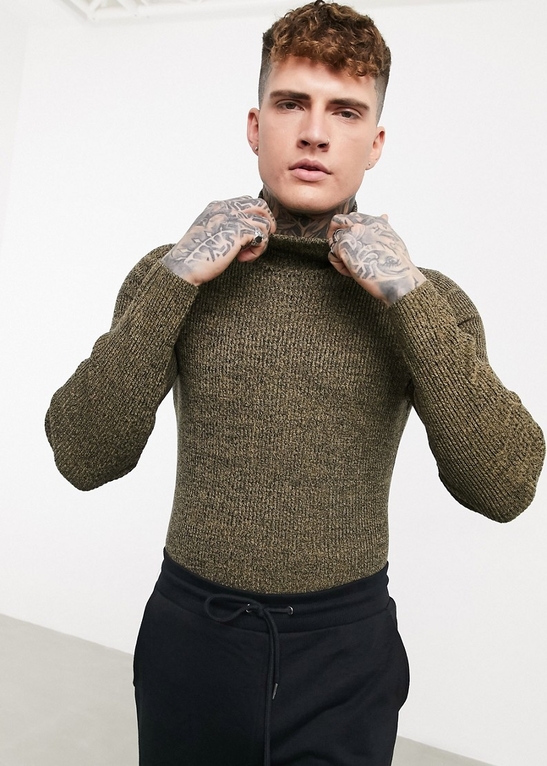 Brązowy sweter Asos