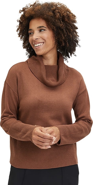 Brązowy sweter Betty Barclay z bawełny