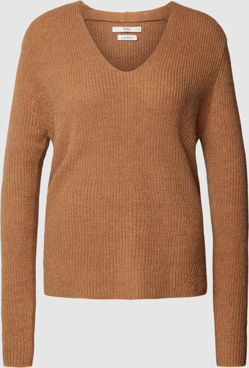 Brązowy sweter Brax w stylu casual