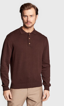 Brązowy sweter Cotton On w stylu casual z bawełny