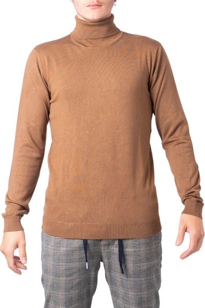 Brązowy sweter Hydra Clothing w stylu casual