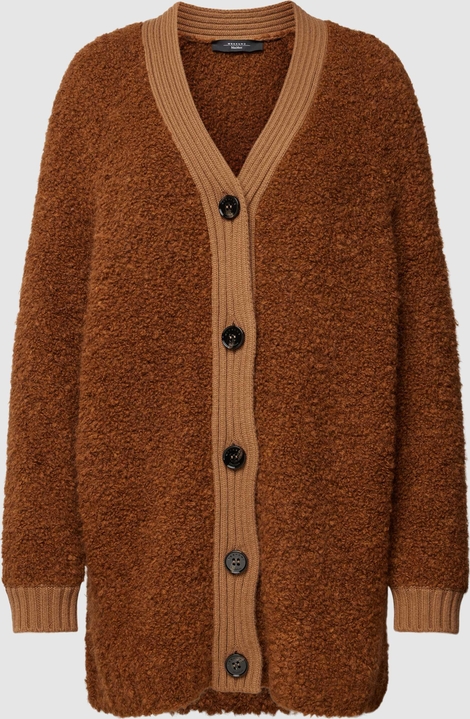 Brązowy sweter MaxMara w stylu casual z alpaki