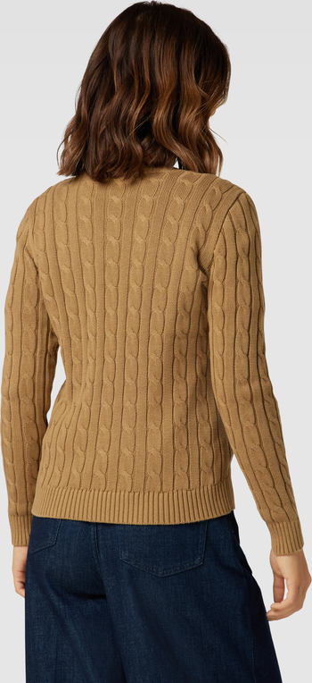 Brązowy sweter Ralph Lauren