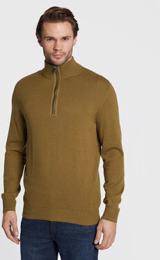 Brązowy sweter S.Oliver w stylu casual