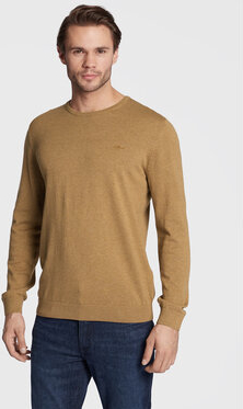 Brązowy sweter S.Oliver z okrągłym dekoltem