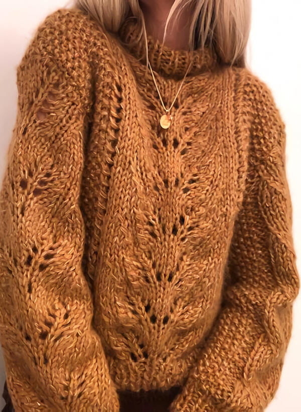 Brązowy sweter Sandbella