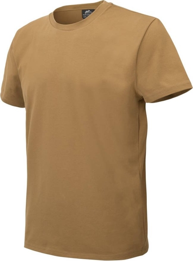Brązowy t-shirt HELIKON-TEX z krótkim rękawem w stylu casual