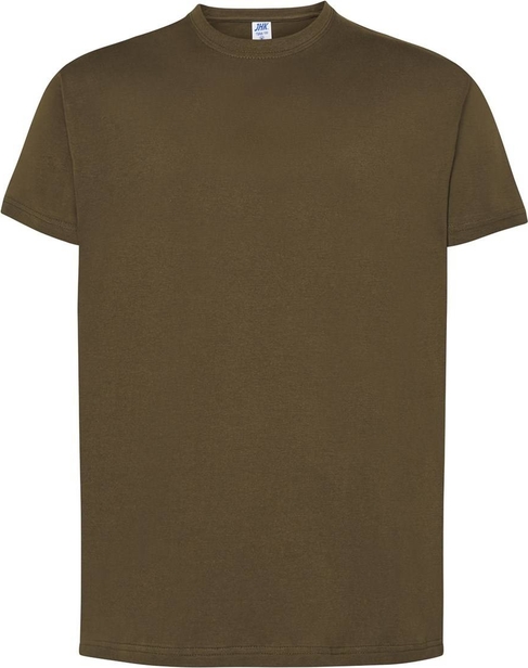 Brązowy t-shirt JK Collection w stylu casual z bawełny z krótkim rękawem