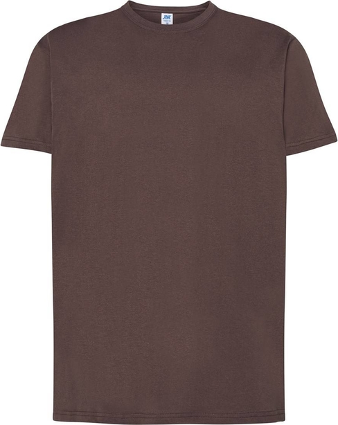Brązowy t-shirt JK Collection z bawełny w stylu casual