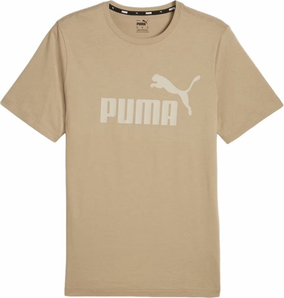 Brązowy t-shirt Puma w sportowym stylu
