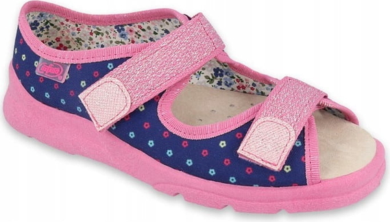 Buty dziecięce letnie Befado ze skóry dla dziewczynek