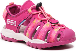 Buty dziecięce letnie Geox dla dziewczynek na rzepy