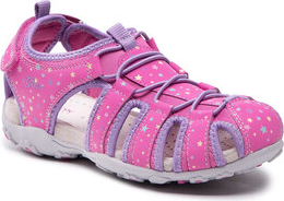 Buty dziecięce letnie Geox dla dziewczynek na rzepy