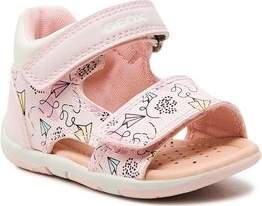 Buty dziecięce letnie Geox na rzepy dla dziewczynek