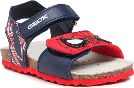Buty dziecięce letnie Geox na rzepy ze skóry